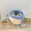 12cm Pinguin Plüschtier Cross-Dressing Süler Robbe Wal Delfin 2-in-1 Puppe Plüschtiere Dekoration Weiche Puppe Schlüsselanhänger Tasche Hängend