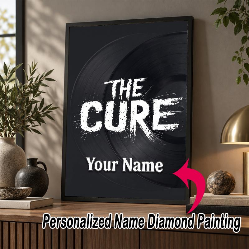 Custom Name The Cure 5D Diamond Painting Personalized Full Drill Diamond Art Kit Gift