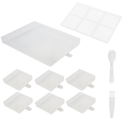 10 Pcs Diamond Painting Tray Set New Multi-functional Diamond Painting Plate With Cover DIY Diamond Painting Sieve