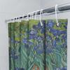 Van Gogh Irises Shower Curtain Waterproof Fabric Wall Decor for Bathroom Modern Blue Floral Print Home Decor (Green) by AliExpre