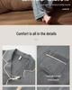 Men's Lightweight Silk-Feel Long-Sleeve Set for Spring/Summer