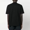 Y-3 Solid Color Button Short Sleeve Polo Shirt Unisex Tops Black H44802