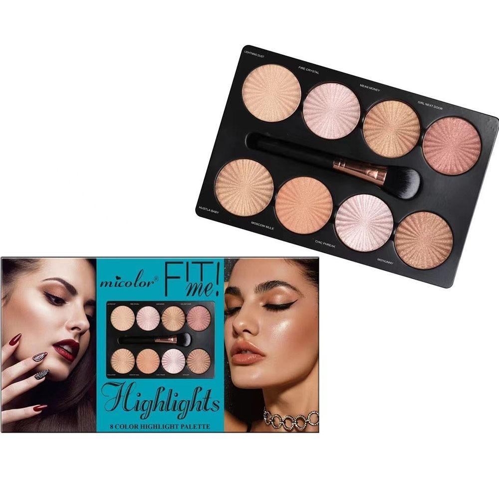 

Shiny Blush Highlight 3D Contouring Shadow Палитра теней для лица для женщин