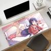 Gaming Mouse PadLarge Desk Mat Antislip BaseStitched EdgesCozy Bedroom Anime Girl Print Keyboard Pad for Gamer Office Home