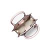 Michael Kors Borsa a fisarmonica Mk Mercer Classic Vintage Monocolore da pendolare Borsa a spalla da donna Rosa 35S1GM9T0L-648