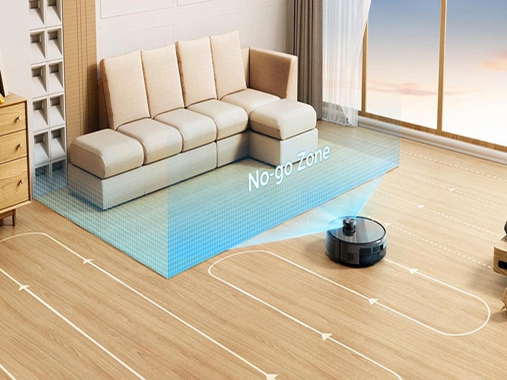 Refurbished: Tesvor S5 Robot Vacuum Cleaner, 3 In 1 Vacuum Mopping Sweeping, 3000Pa Suction, LiDAR Navigation, 600ml Dust Box