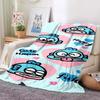 17 Styles Hangyodon Cartoon Blanket for Sofa King Size Cute Soft Flannel Throw Fluffy Bed Blanket New Born Winter Blanket Gift