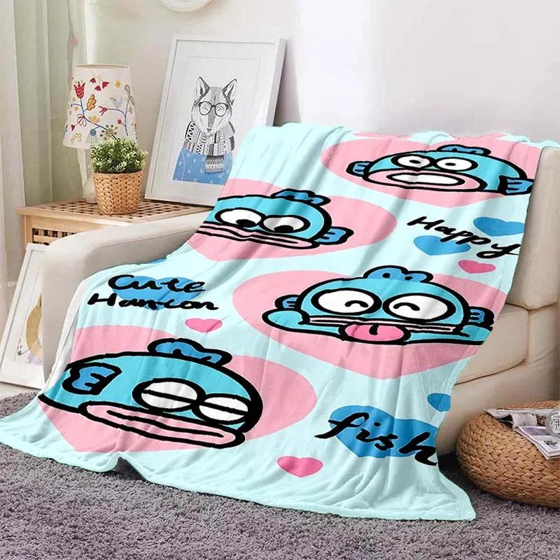 17 Styles Hangyodon Cartoon Blanket for Sofa King Size Cute Soft Flannel Throw Fluffy Bed Blanket New Born Winter Blanket Gift