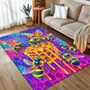Dream Space Bee Honey Print Carpet for Living Room Bedroom Bedside Sofa Floor Mat Modern Home Decor Aisle Corridor Area Rug