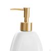 Liquid Soap Dispenser, Container Empty Bottles Ceramic Refillable Pump for