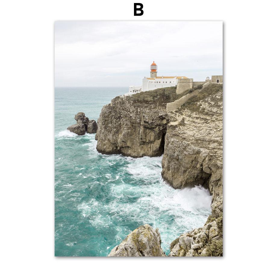 

Морской скалы, волны, пляж, кокосовые пальмы, серфинг, настенные художественные принты, картина на холсте, абстрактный плакат на скандинавскую тему, Декор, картинки для гостиной 30X40 cm No Framed