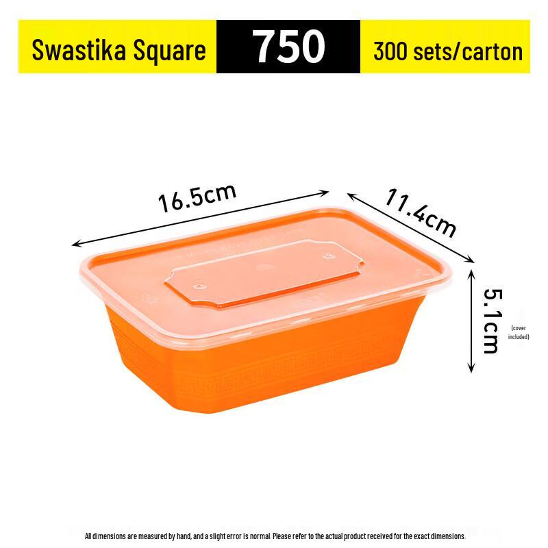 Disposable Rectangular Plastic Takeaway Containers