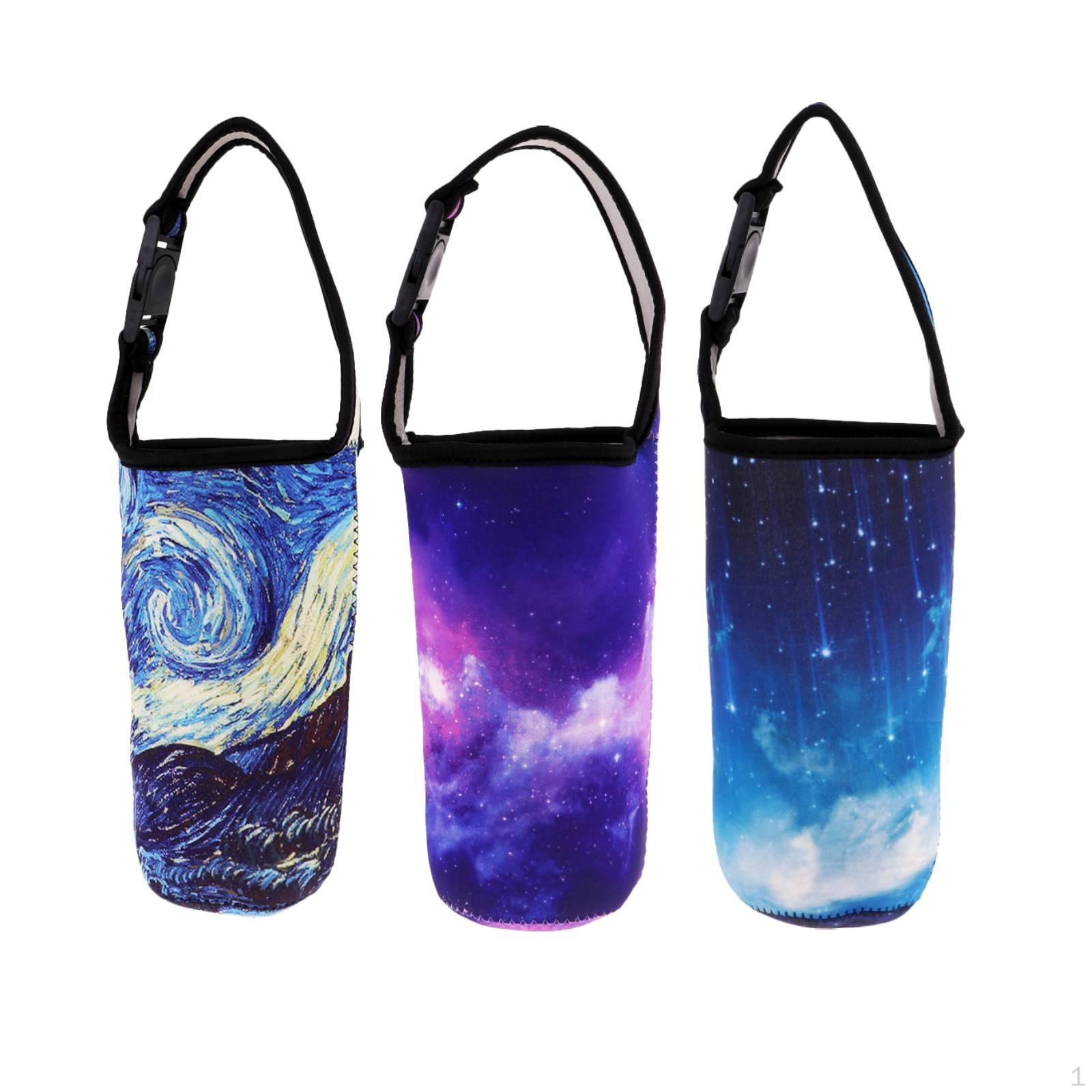 

3 Pack Tumbler Carrier Holder Pouch for Travel Insulated Coffee Mug,Neoprene Sleeve with Carrying