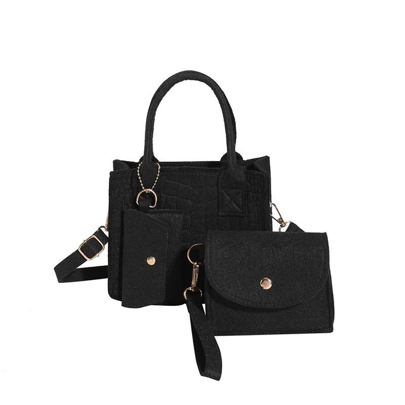 Simple Handbag Bag Women's Summer New Fashion Trend Shoulder Bag Casual Commuter Messenger Bag Small Square Bag