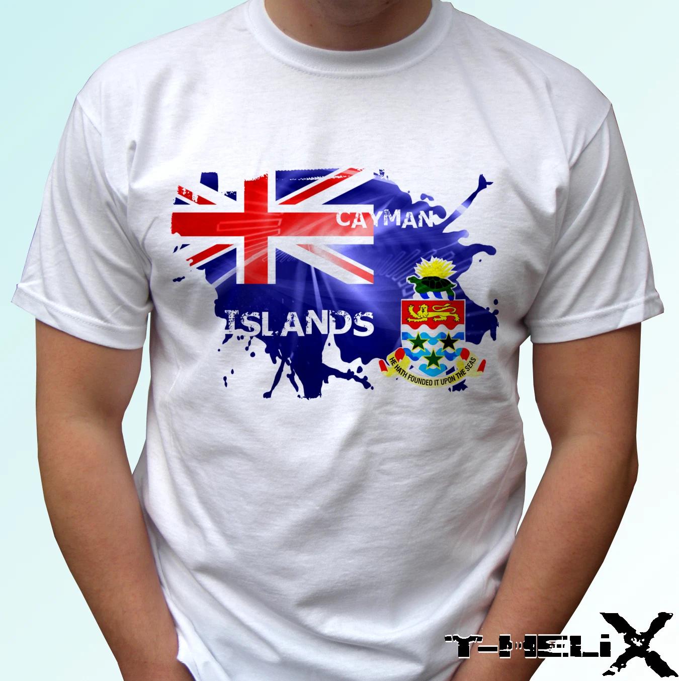 

Cayman Islands flag - white kids boys T-Shirt top design s s kids & baby sizes 130