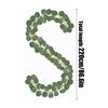 12pcs Eucalyptus Wreath Wedding Party Simulated Eucalyptus Wreath Decoration Long-Draping Ivy Garland for Indoor Outdoor Use