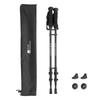 MOBI GARDEN Trekking Carbon Set of Ultra Perfect for Outdoor and Easy To Black Poles, Fiber, 2, Lightweight, 180g/Pair, Extendable, 105-135cm,