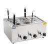 Pasta Cooker For Cooking Pasta And Dumplings With Bain-Marie, 3 Chambers With Taps