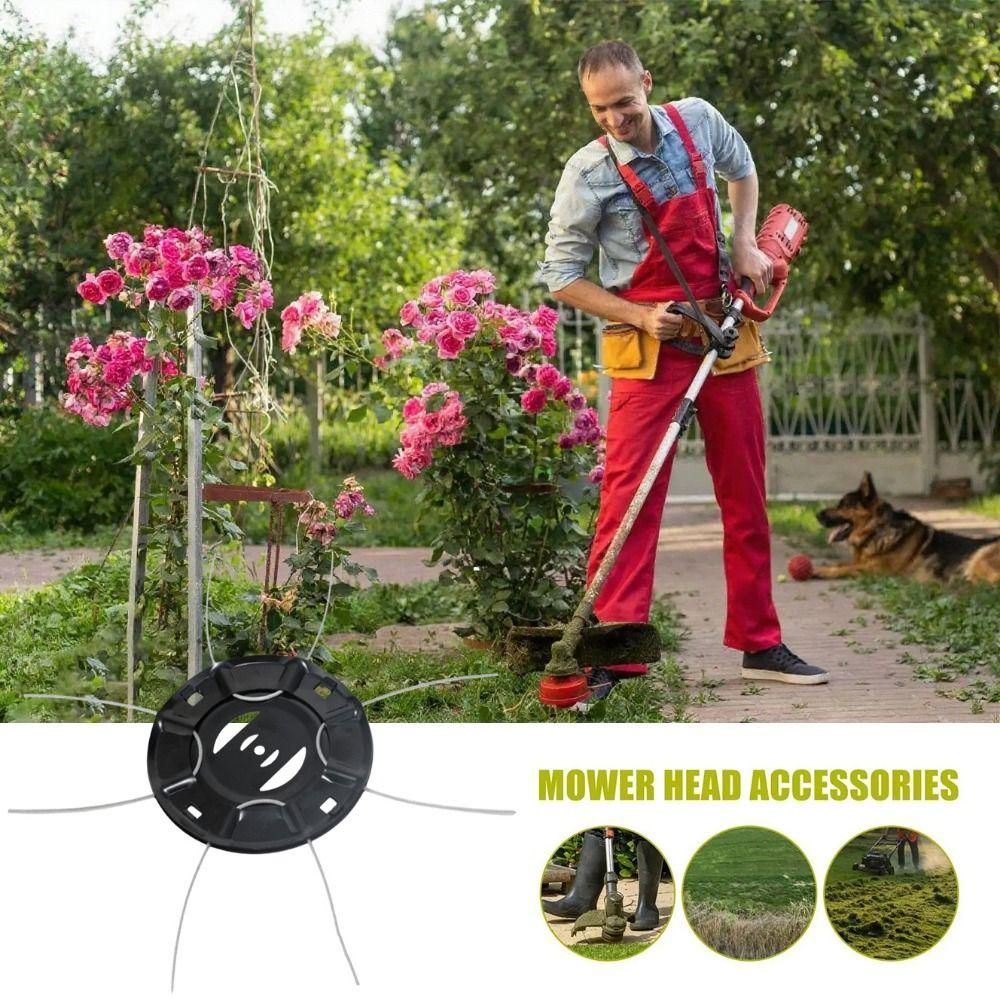 2Pcs High-Efficiency Grass Trimmer Head Easy To Install Weeding Tool  Wire Cutting Weeding