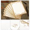 Letter Paper Stationary Set Retro Design Letter Paper for Vintage Invitations