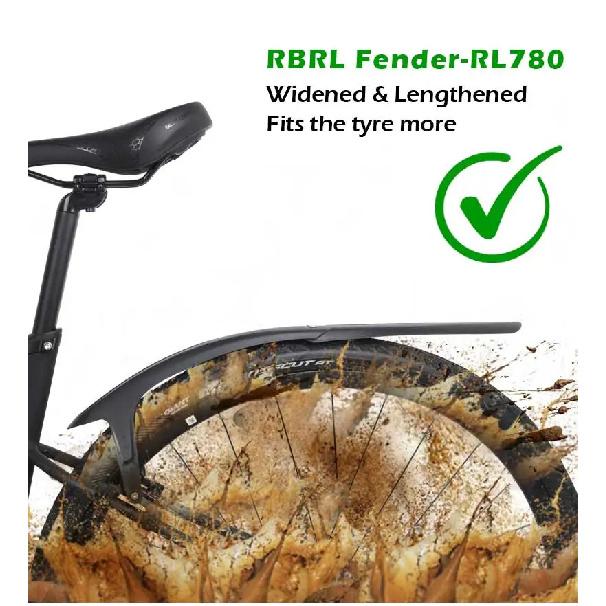 RBRL Wings for Bicycle 700c Road Bike Mudguard Lightweight Mud Flaps for Bicycle Mud Guard with Quick Release Bike Accessories