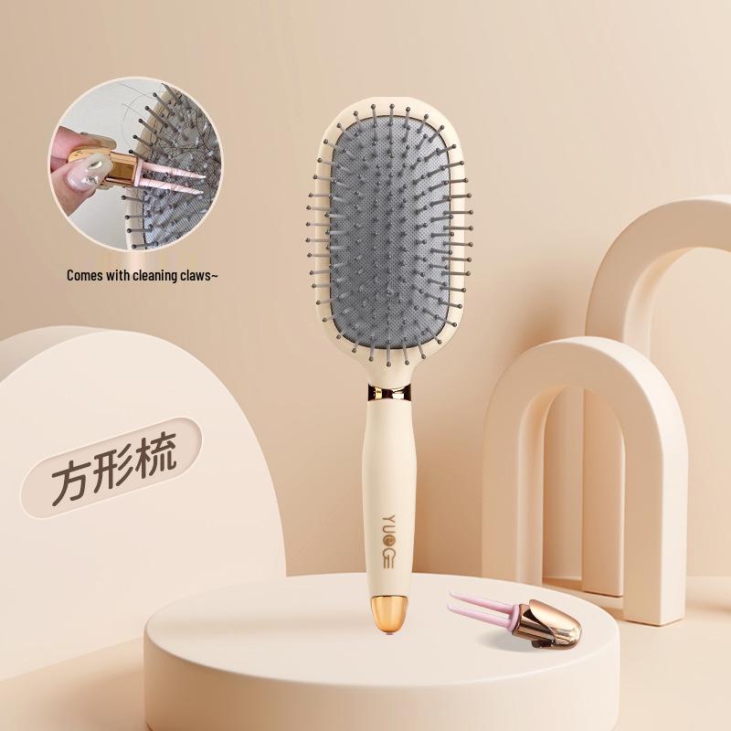 Women's Anti-Tangle Cushion Comb for Long & Curly Hair, Airbag Massage for Scalp