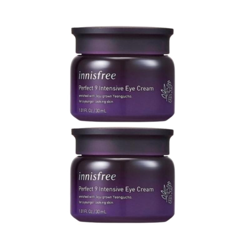 Innisfree Perfect 9 Intensive Eye Cream 30ml | Anti-Aging & Firming Eye Cream with 9 Botanicals