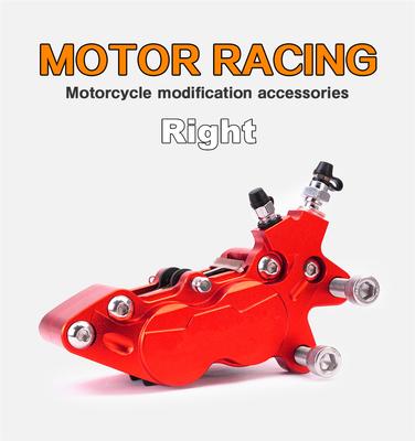 Universal Right Cnc Aluminum Motorcycle 42mm Brake Calipers With 4 Piston 32*27mm For Gtr Bws125 Kawasaki Moto Racing Dirt Bike Scooter