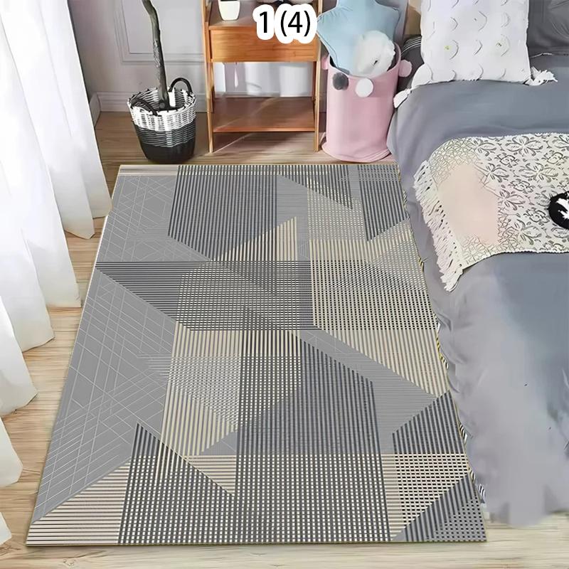 Nordic Simple Carpet Living Room Coffee Table Flannel Large Carpet Anti-Slip Bedroom Bedside Floor Mat Home Decoration  Carpet