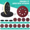 Sanding Pad 5 Inch 8 Holes Cushion Discs Sanding Buffer Cushion For Polisher Polishing Grinding Wood Metal Automotive Drywall