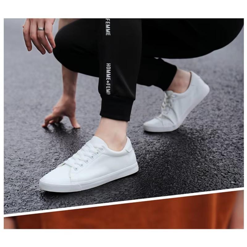 2025 Spring Summer White Shoes Street Style Mens Casual Shoes Fashion Brand Male Footwear Soft Skateboard Shoes