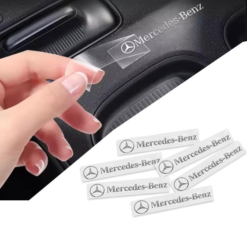 3D Metal Emblem Sticker Car Styling Interior Decoration Decals For Mercedes Benz Brabus Maybach W204 GLC CLA GLK W205 W203 W206