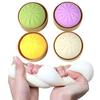 1/2/3/4Pcs Stress Relief Steamed Bun Toy with Steamer Simulation Stuffed Bun Squeeze Sensory Toy Soft TPR