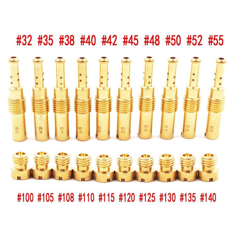 

Main jet kit for GY6 CVK 150cc and 125cc GY6 Carburetors.