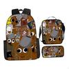 Kids Backpack Set Cute with Shoulder Bag and Pencil Case School for Boys