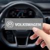 2026 Heiß Für VW VOLKSWAGEN Auto Innenaufkleber 3D Metall Logo Aufkleber Auto Audio und Knopf Aufkleber Für Volkswagen VW Scirocco GOLF