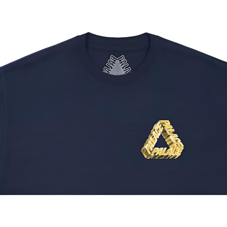 Palace Polished P3 T-Shirt Navy Unisex Tops Blue P29TS043