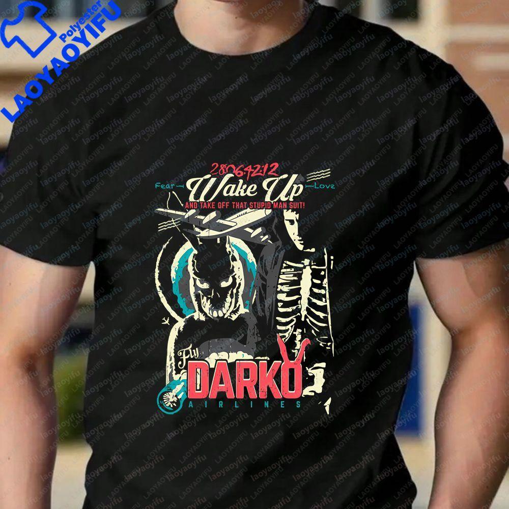 Donnie Darko Summer Trend Urban Casual ShortSleeved Unisexs and WoUnisexs Universal Pattern LargeSized Comfortable TShirt