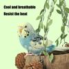Natural Birdhouse Toy Parakeets Resting Bed Cage Hanging Swing Breeding Nest for Budgies, Lovebirds