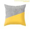 Sandstone Simple Yellow Pillow Geometric Pillow Case Plush Car Living Room Sofa Pillow Nordic