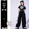 Girls' Trendy Jazz & Hip Hop Dance Costume - Crop Top & Street Dance Set for Kids