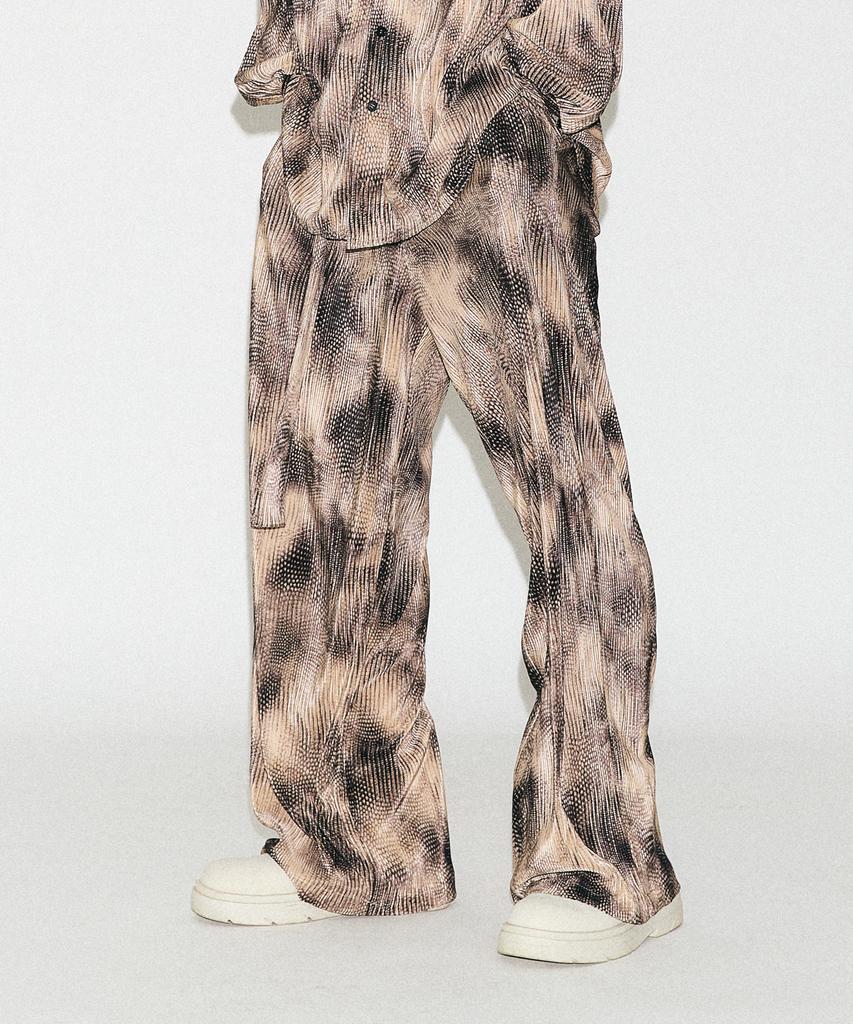 F8KE CHEMICAL CLUB Serene Tie-Dye Pleated Wide Pants
