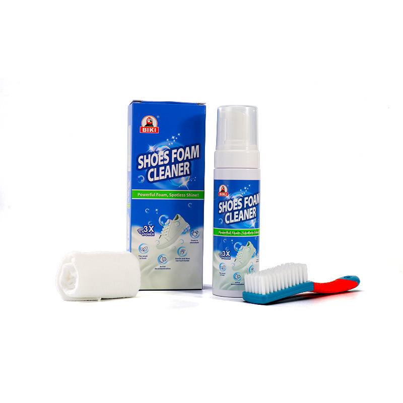 Ultimatives Trockenreinigungs-Sneaker-Reinigungsset: Weiße Sneaker Bubble Mousse Spray