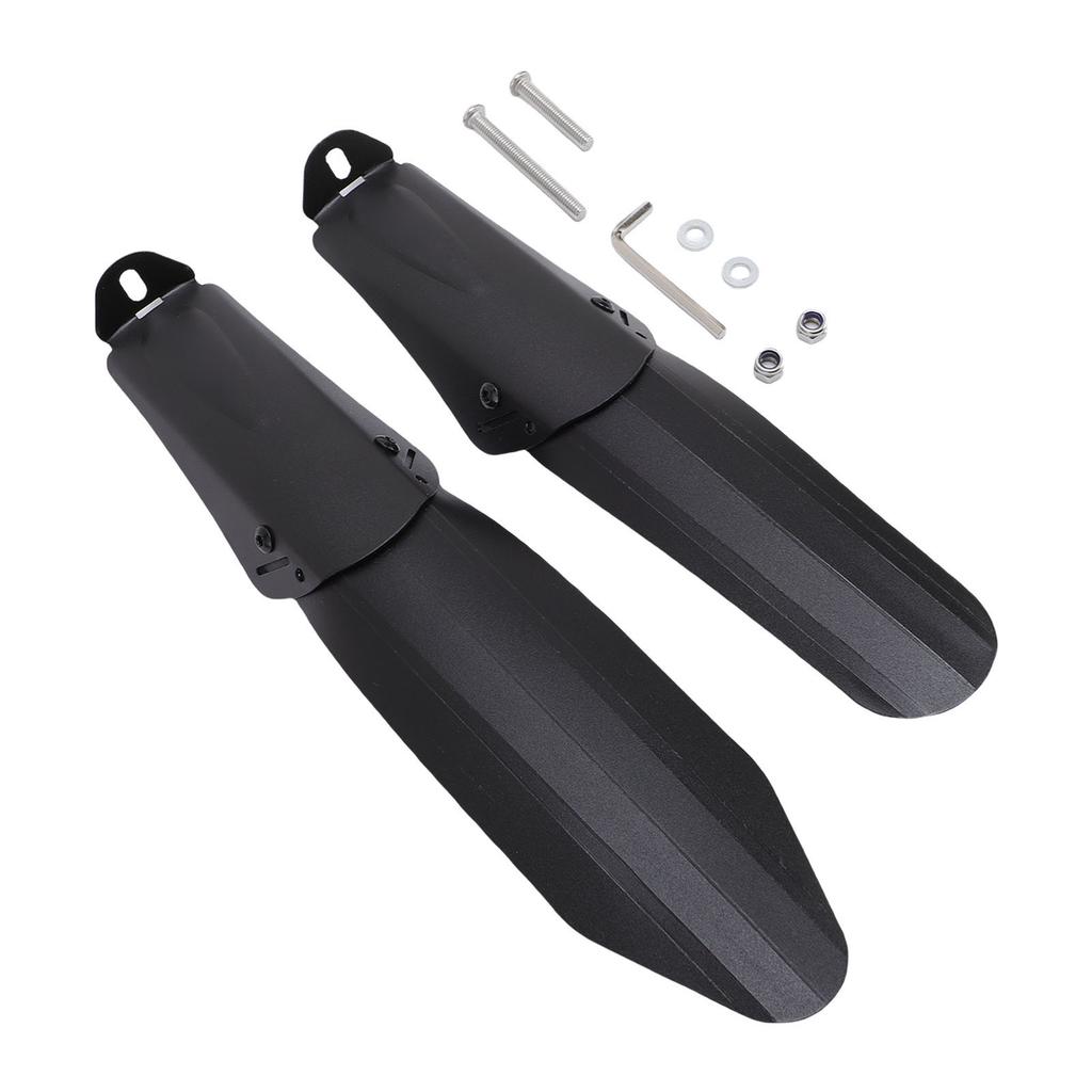 Folding Bike Mudguards Set Aluminum Alloy PP Nylon Waterproofing Telescopic Adjustable Front Rear Mud Flaps for 14 20