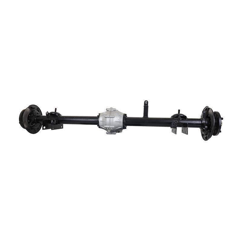 Electric Tricycle Rear Axle Assembly with Integrated Disc and Drum Brakes - Full Set of Accessories