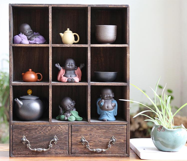 Big-Bellied Maitreya Buddha Yixing Zisha Tea Pet & Flower Pot Ornament