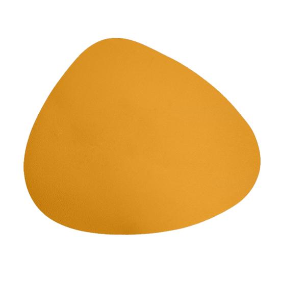 

Западный коврик для столовых приборов, цветной овальный дизайн, термостойкий, легко чистящийся кухонный защитный коврик для обеденного стола оранжевый