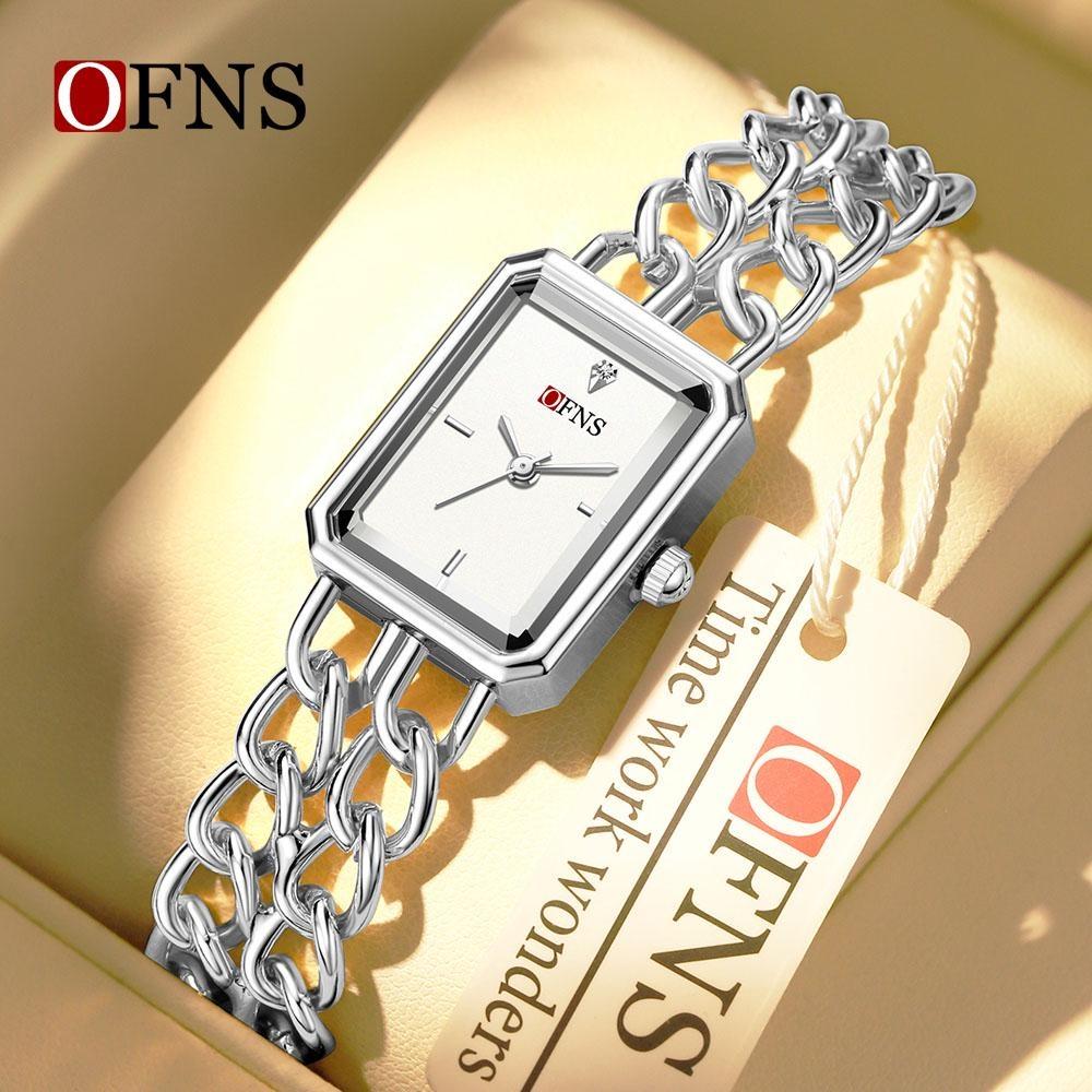 Luxury Women's Quartz Watch Elegant Diamond Dial Stainless Steel Band Waterproof Casual Wristwatch