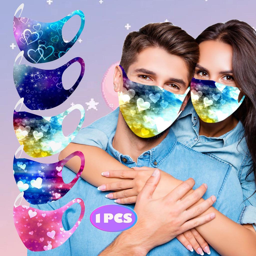 Buy [CS] 1PC Adult Printed Ice Silk Mask To Protect Against Dusts And