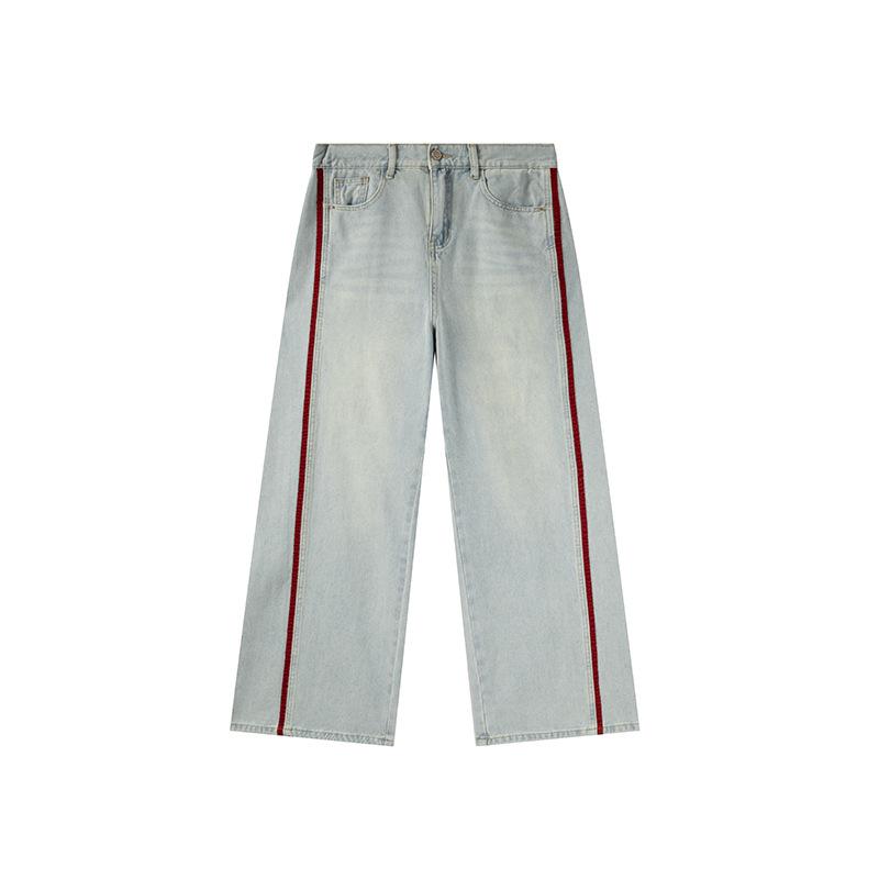 Shuangtian 2026 Spring Plus Size Women s Casual Color Block Jeans YC370 XL
